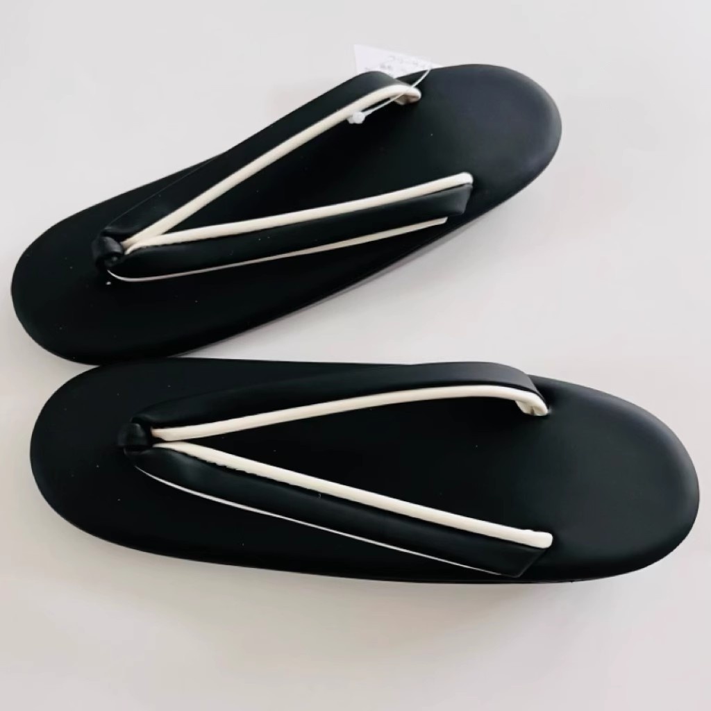 Geta Wooden Sandal - 일본 여성 게타 샌들 PU 소프트