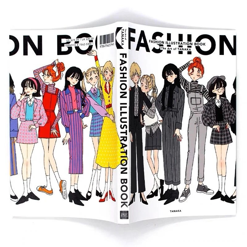 Japanese Lifestyle Books - 영어 버전 일본 일러스트레이터 패션 일러스트레이션