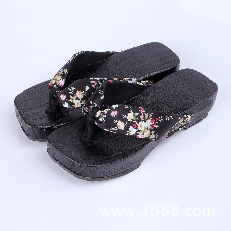 Geta Wooden Sandal - 2026년 신상 여성용 4cm 굽 게타