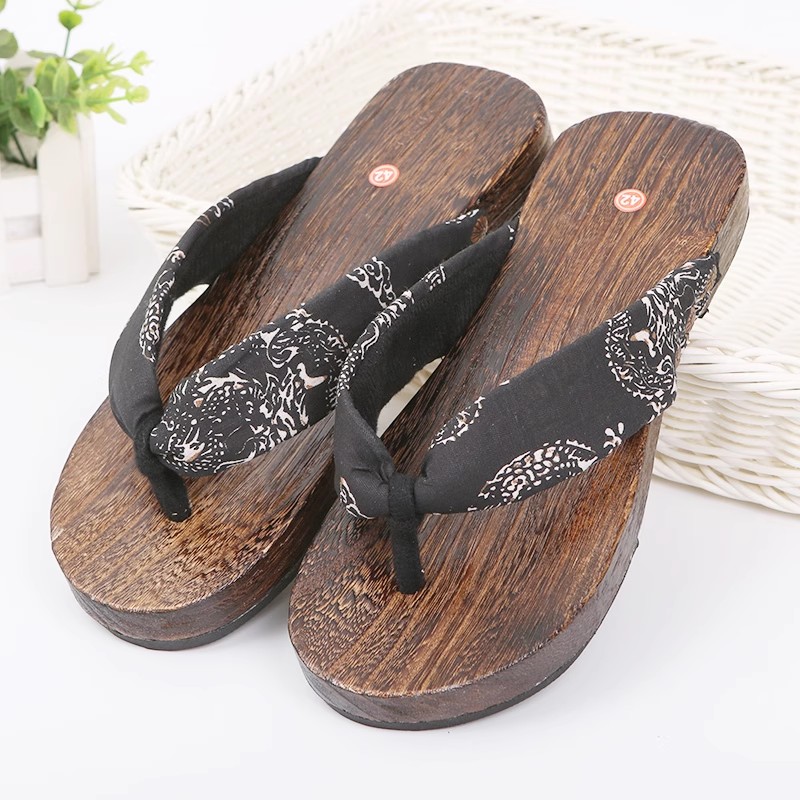 애니메이션 닌자 여름 나막신 슬리퍼 남성 여성 코스프레 - Geta Wooden Sandal 리뷰 및 가격