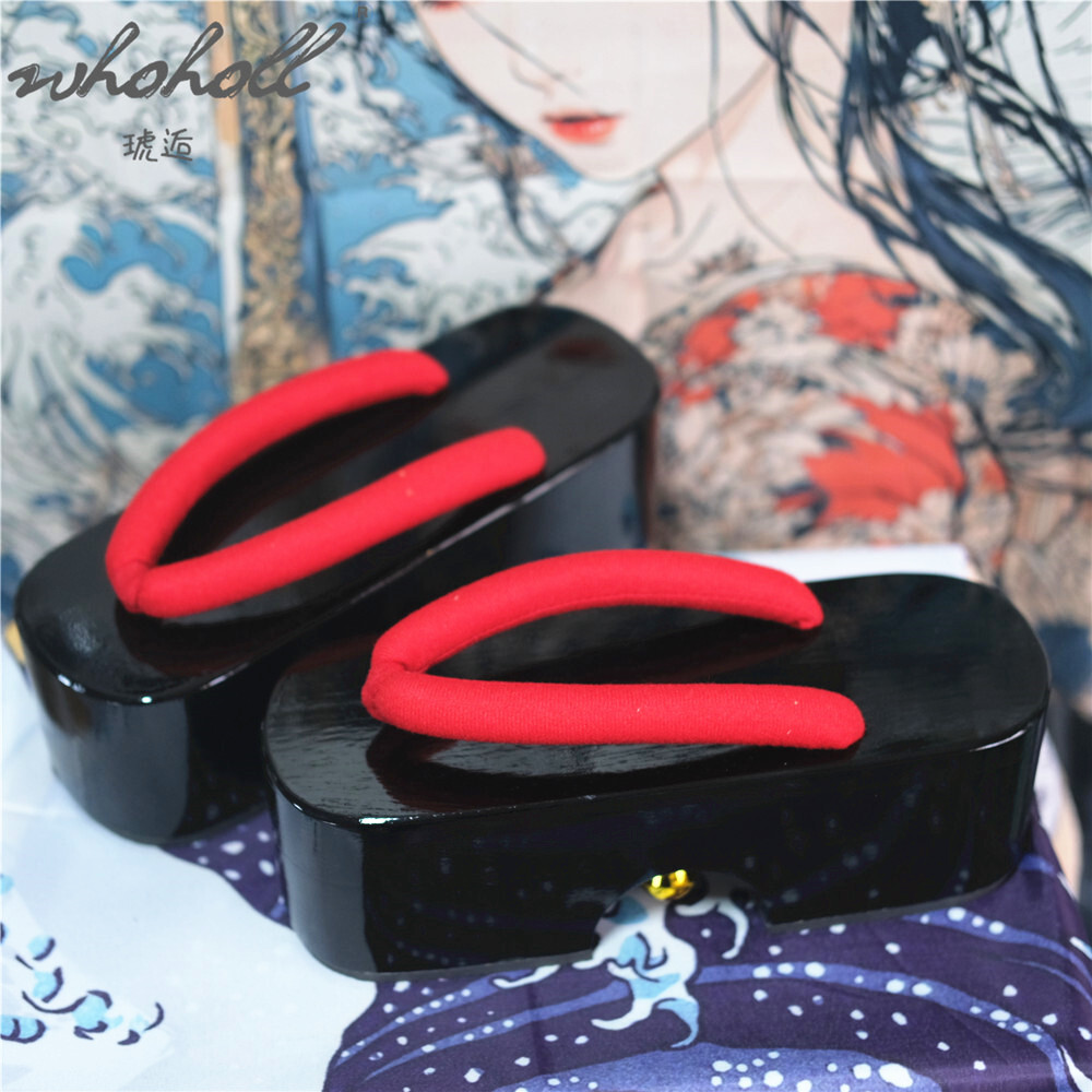 여름 여성 플립 플롭 일본 게이샤 벨 게타 나막신 만화 - Geta Wooden Sandal 리뷰 및 가격