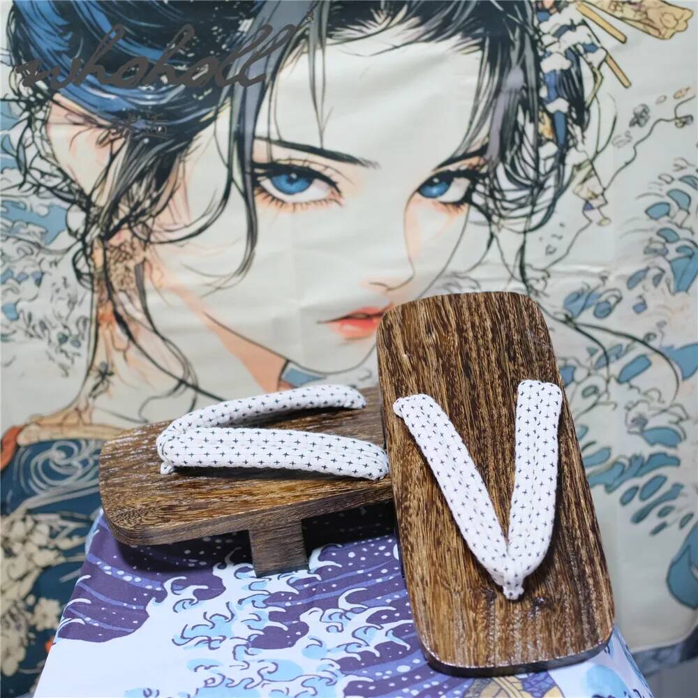 유니섹스 일본식 나무 게타 샌들 여름 남녀 슬리퍼 두  - Geta Wooden Sandal 리뷰 및 가격