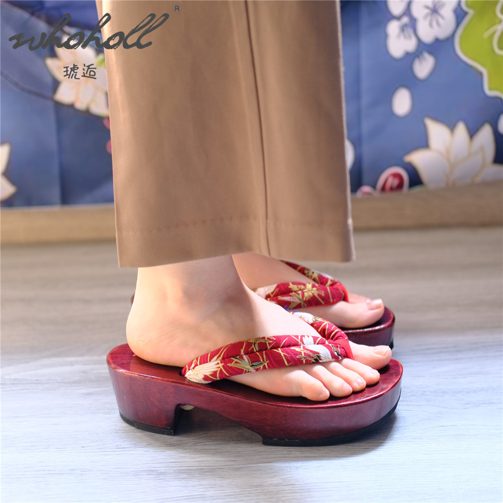 일본 게타 애니메이션 Coplay 신발 Cos 웨지 샌 - Geta Wooden Sandal 리뷰 및 가격
