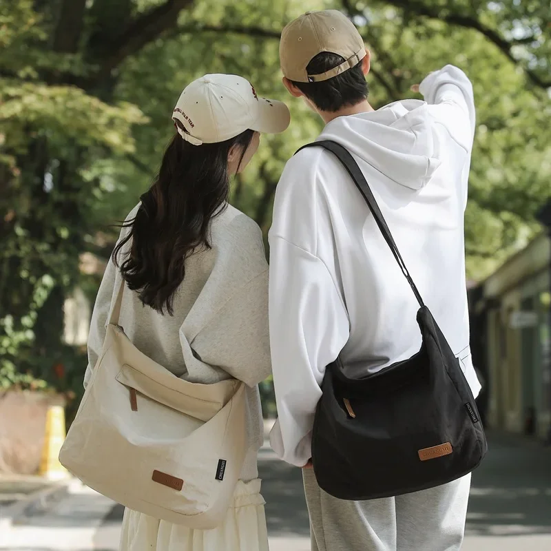 일본 여성 남성 숄더 크로스바디 백 대형 캔버스 메신저 - Japanese Lifestyle Books 리뷰 및 가격
