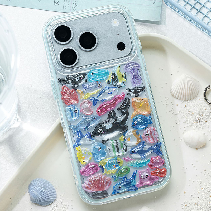 일본식 만화 해양 생물 3D 릴리프 크리스탈 스티커 귀 - Japanese Lifestyle Products 리뷰 및 가격
