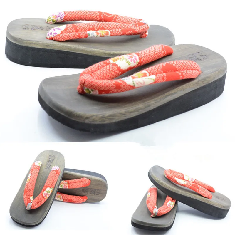 여성용 코스프레 신발 미드 힐 일본 게타 클래식 플립플 - Geta Wooden Sandal 리뷰 및 가격