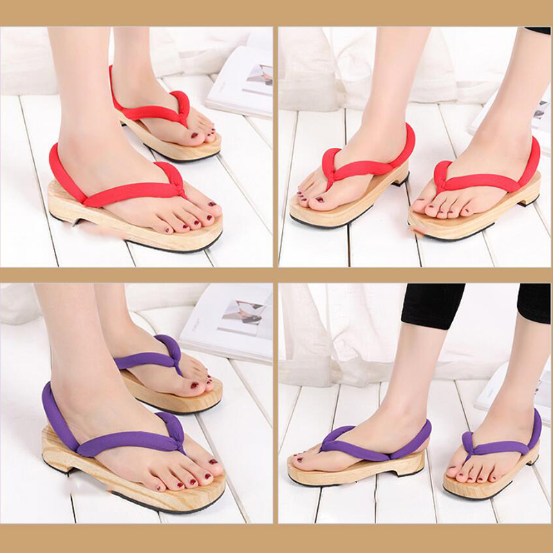 여성용 Geta 코스프레 여름 샌들, EVA 미끄럼 방 - Geta Wooden Sandal 리뷰 및 가격